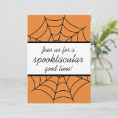 スパイダーウェブ・ spooktacularパーティ 招待状 (スタンド正面)