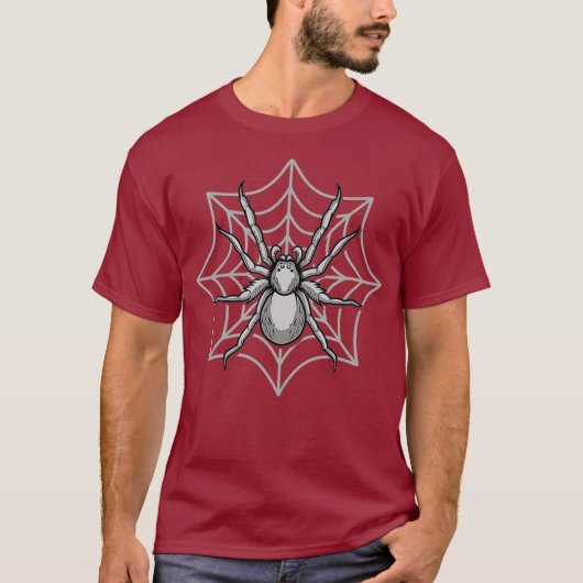 スパイダーウェブCobweb Arachnid Entomology - Tシャツ (正面)