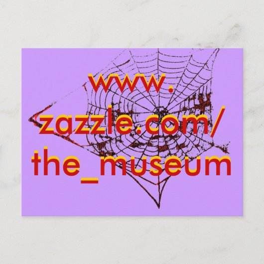スパイダーウェブMUSEUM Zazle the_museum ポストカード (正面)