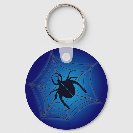 スパイダーオンくもの巣 キーホルダー (正面)