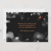 スパイダーオンザくもの巣ハッピーハローウィンカード シーズンカード (裏面)