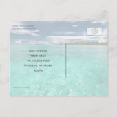 スパイダーカニ図解入りの、写真付きのカスタムすべての行事 ポストカード (裏面)