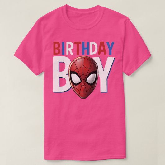 スパイダーガイ誕生日ボーイ Tシャツ (デザイン正面)