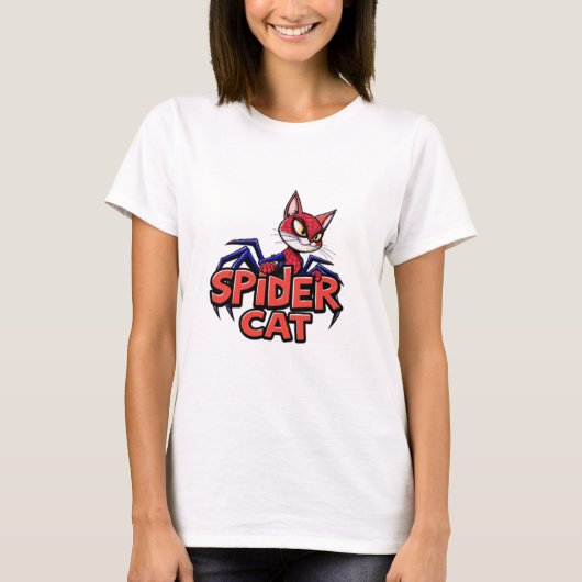スパイダーキャット Tシャツ (正面)