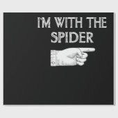 スパイダーギフト |スパイダーコスチュームのマッチング ラッピングペーパー (フラット)