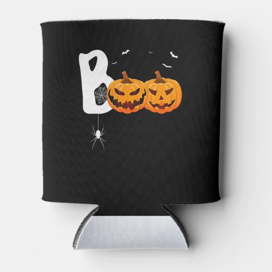 スパイダーギフト |ハロウィンカボチャのクモ 缶クーラー (正面)