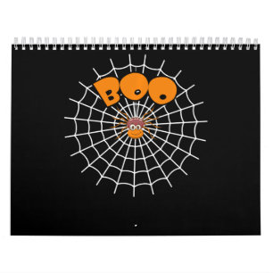 スパイダーギフト Boo Spider Webおもしろいハロウィーン カレンダー
