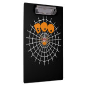 スパイダーギフト | Boo Spider Webおもしろいハロウィーン クリップボード (右)