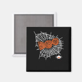 スパイダーギフト | Boo Spider Web For Woman おもしろい マグネット (正面/裏面)