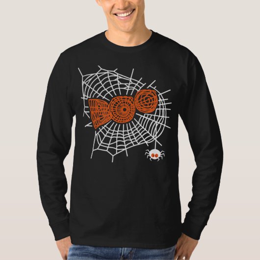 スパイダーギフト | Boo Spider Web For Woman おもしろい Tシャツ (正面)