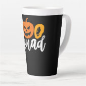 スパイダーギフト | Boo Squad - Pumpkin Spider Halloween カフェラテマグ (右アングル)