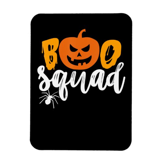 スパイダーギフト | Boo Squad - Pumpkin Spider Halloween マグネット (縦)