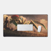 スパイダークイーンゲームデスクマット | 暗い魔法デスクマット デスクマット (キーボード&マウス)