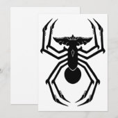 スパイダーグ렟モン 招待状 (正面/裏面)