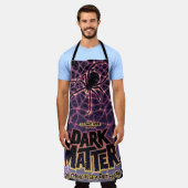 スパイダーコズミックくもの巣ハロウィーン銀河系の恐怖 エプロン (着用した状態)