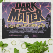 スパイダーコズミックくもの巣ハロウィーン銀河系の恐怖 キッチンタオル (折り畳み)