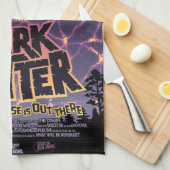 スパイダーコズミックくもの巣ハロウィーン銀河系の恐怖 キッチンタオル (四つ折り)