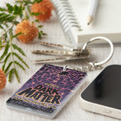 スパイダーコズミックくもの巣ハロウィーン銀河系の恐怖 キーホルダー (正面右)