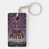 スパイダーコズミックくもの巣ハロウィーン銀河系の恐怖 キーホルダー (裏面)