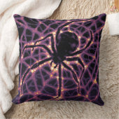 スパイダーコズミックくもの巣ハロウィーン銀河系の恐怖 クッション (ブランケット)