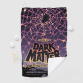 スパイダーコズミックくもの巣ハロウィーン銀河系の恐怖 ゴルフタオル (インサイチュ)