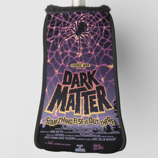 スパイダーコズミックくもの巣ハロウィーン銀河系の恐怖 ゴルフヘッドカバー (回転90)