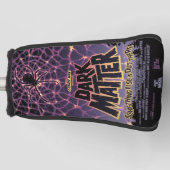 スパイダーコズミックくもの巣ハロウィーン銀河系の恐怖 ゴルフヘッドカバー (正面)