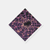 スパイダーコズミックくもの巣ハロウィーン銀河系の恐怖 スタンダードカクテルナプキン (角)