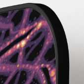 スパイダーコズミックくもの巣ハロウィーン銀河系の恐怖 ピックルボールラケット (左詳細)