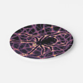 スパイダーコズミックくもの巣ハロウィーン銀河系の恐怖 ペーパープレート (アングル)