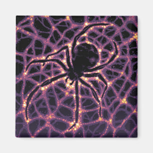スパイダーコズミックくもの巣ハロウィーン銀河系の恐怖 マグネット