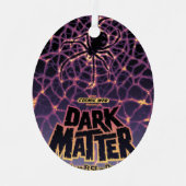 スパイダーコズミックくもの巣ハロウィーン銀河系の恐怖 メタルオーナメント (正面)