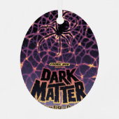 スパイダーコズミックくもの巣ハロウィーン銀河系の恐怖 メタルオーナメント (裏面)