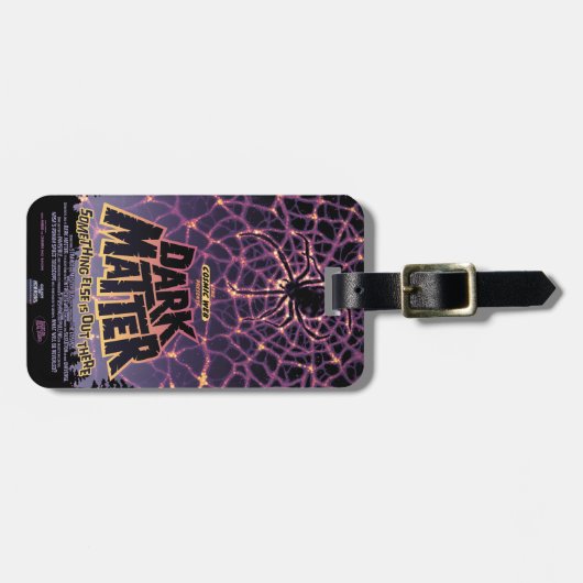 スパイダーコズミックくもの巣ハロウィーン銀河系の恐怖 ラゲッジタグ (正面横)