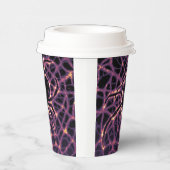 スパイダーコズミックくもの巣ハロウィーン銀河系の恐怖 紙コップ (右)