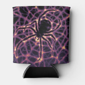 スパイダーコズミックくもの巣ハロウィーン銀河系の恐怖 缶クーラー (正面)