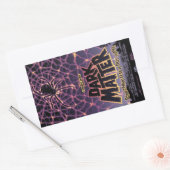 スパイダーコズミックくもの巣ハロウィーン銀河系の恐怖 長方形シール (封筒)