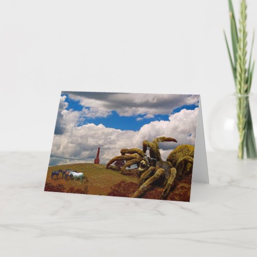 スパイダーサイエンスフィクション・コラージュ カード (正面)