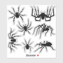 スパイダーシルエットのステッカーセット