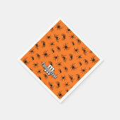 スパイダーシルエットのパターン スタンダードカクテルナプキン (角)