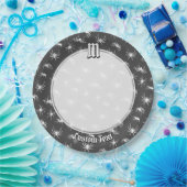 スパイダーシルエットパターン紙プレート ペーパープレート (パーティー)