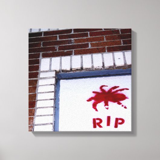 スパイダーステンシル キャンバスプリント (正面)