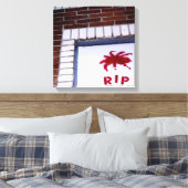 スパイダーステンシル キャンバスプリント (インサイチュ (寝室))