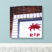 スパイダーステンシル キャンバスプリント (インサイチュ (ウッドフロア))