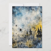 スパイダースハ幽霊のよく出るウスプオクタキュラーハローウィンパーティ 招待状 (裏面)