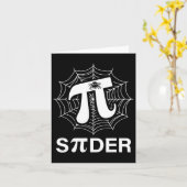 スパイダースパイダーサイエンス数学先生おもしろいスパイダー カード (黄色い花)