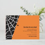 スパイダースパイダーハローウィンパーティ招待状 招待状 (スタンド正面)