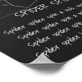 スパイダースパイダー ポスター (角)