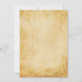 スパイダースプークハローウィンパーティスプーク鎖状の 招待状 (裏面)