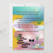 スパイダーズくもの巣ノーブルシューズパスボウタイ結婚ズ 招待状 (裏面)